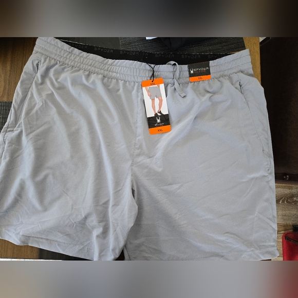 Spyder Light Gray Performance Shorts XXL - Picture 1 of 4
